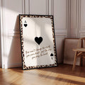 Vintage Leopard & Cheetah Retro Animal Print Canvas Poster