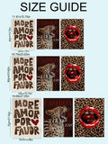 Unframed rolled tube option for leopard fashion canvas prints