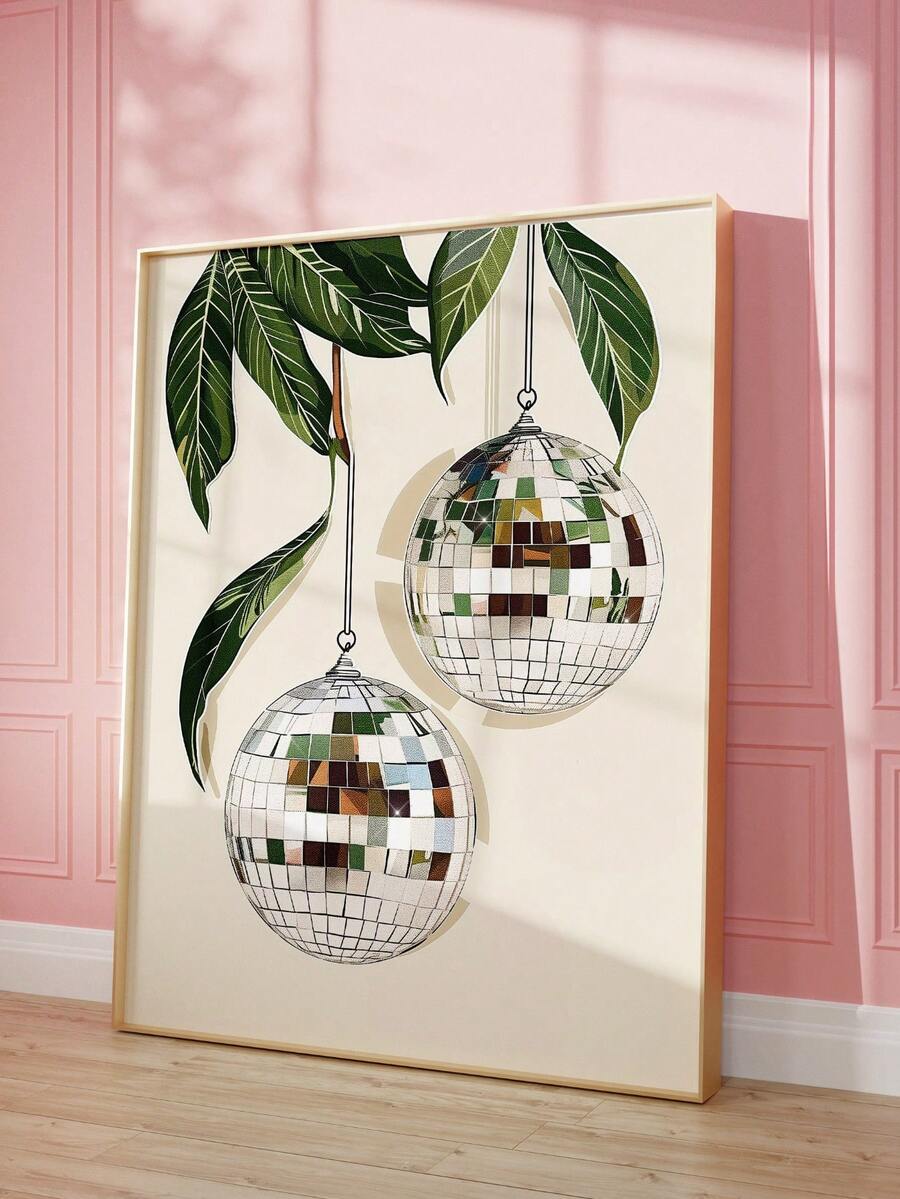 Transform your space with this eye-catching Retro Disco Ball Canvas Wall Art. Featuring vibrant multicolor design, this modern piece brings instant personality to dorms, apartments, and any room craving a bold statement. Available in both framed and unframed options to match your style. The waterproof canvas ensures durability, while the removable design lets you refresh your décor whenever inspiration strikes. Perfect for creating that nostalgic disco vibe with contemporary flair.