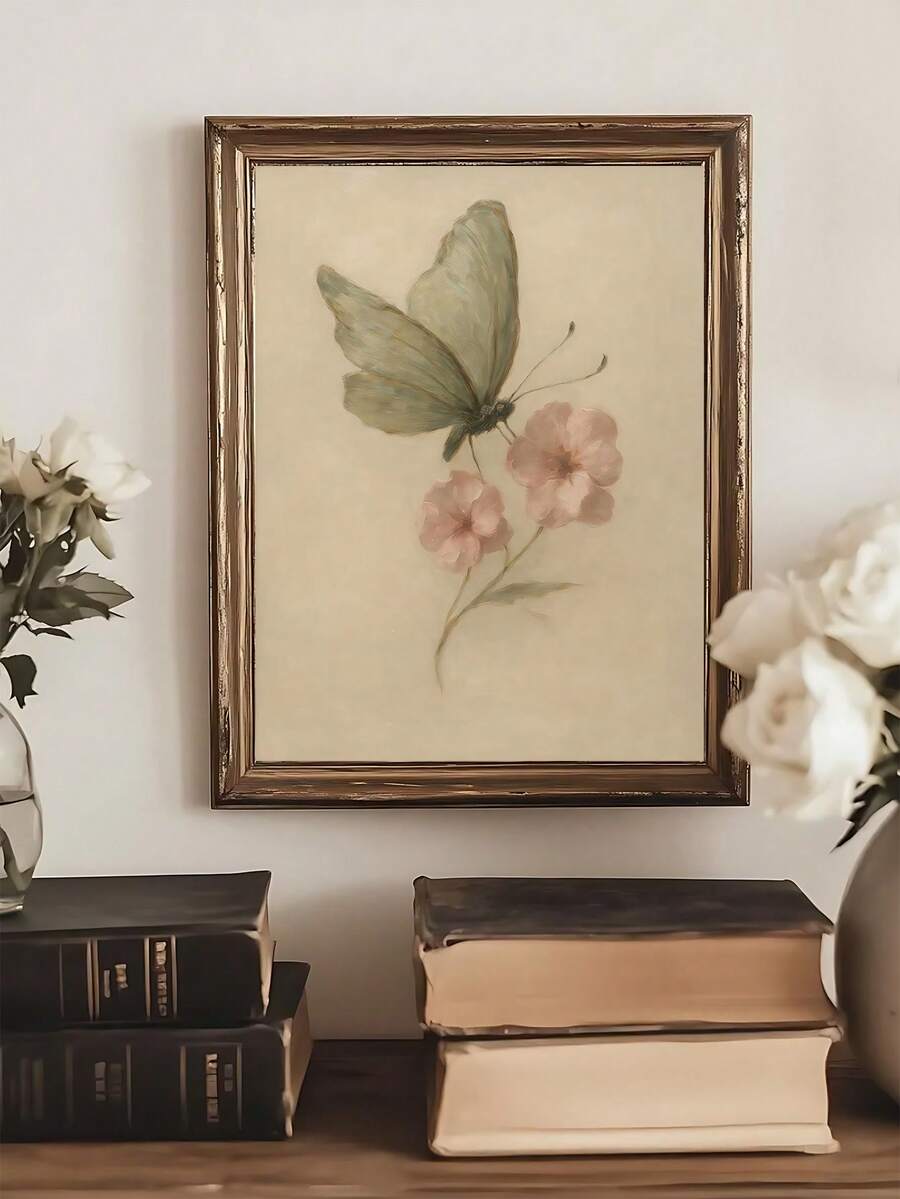 Bring timeless elegance to your space with this vintage-inspired watercolor poster featuring delicate birds and butterflies in soft, natural hues. Perfect for spring refresh or year-round charm, this multicolor artwork captures the beauty of nature with artistic flair. Available as both framed and unframed canvas options to suit your style. The waterproof material ensures durability, while the removable design makes it easy to update your decor whenever inspiration strikes. Ideal for dining rooms, bedrooms,