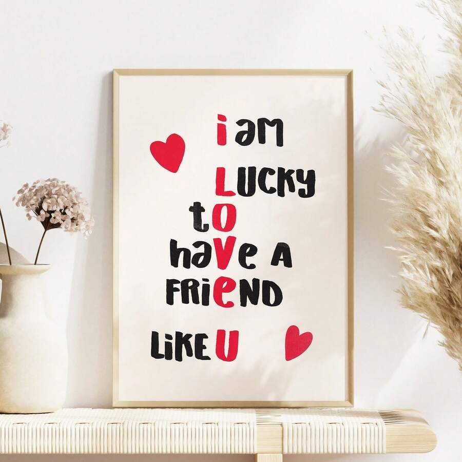 Transform your space with this minimalist "I Love You" wall sticker—a timeless typography piece perfect for bedrooms, dorms, and living areas. The sleek, modern design complements retro and contemporary aesthetics alike. Waterproof and durable, this frameless sticker adheres smoothly to any clean wall surface, requiring no installation hassle. Its geometric letterforms create visual interest while maintaining understated elegance. Ideal for renters and decorators seeking temporary, damage-free wall art that