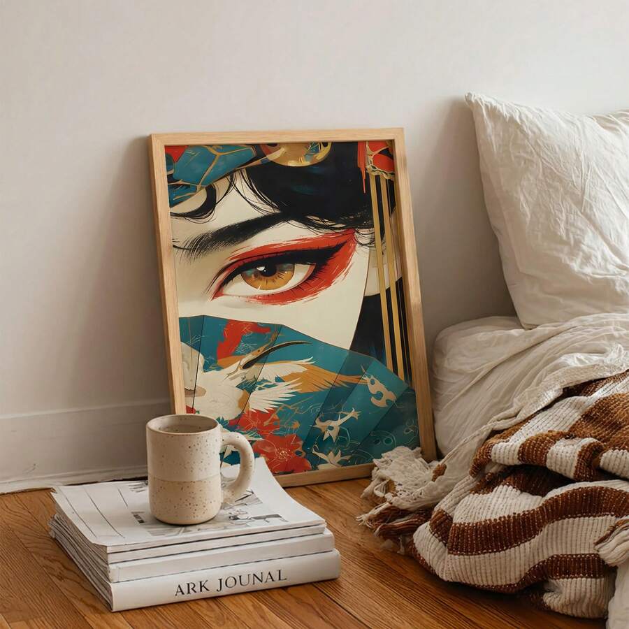 Bring timeless elegance into your space with this stunning Japanese Geisha wall art. Inspired by traditional Ukiyo-E aesthetics, this modern canvas print features a beautifully rendered figure that captures the grace and sophistication of Japanese artistry. Crafted on premium canvas with waterproof properties, this hanging painting is perfect for your home office, bedroom, or living room. The contemporary design blends classic Japanese artistry with modern decor sensibilities, making it an ideal statement p