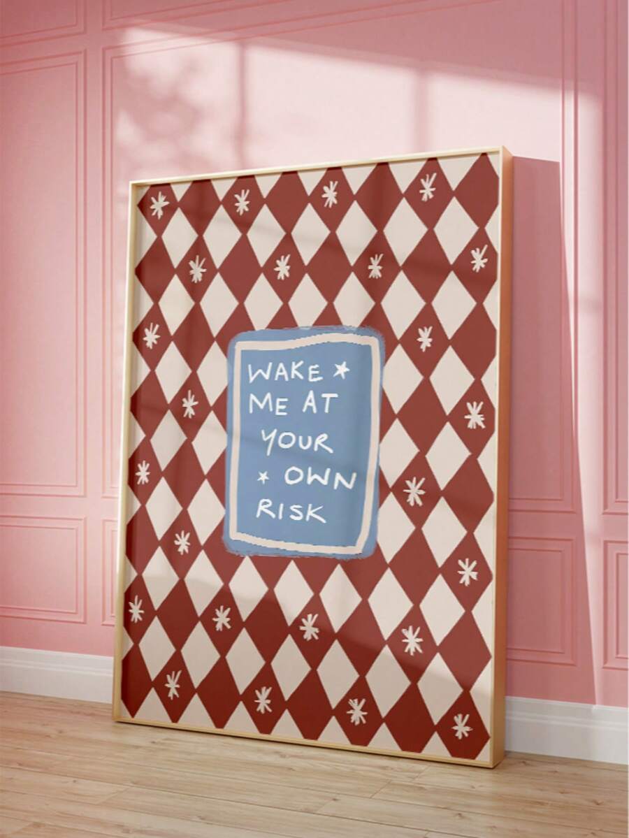 Transform your space with this striking frameless canvas poster featuring a bold red diamond design paired with an inspirational quote. The minimalist geometric aesthetic brings contemporary elegance to dorms, bedrooms, and living areas while maintaining a vintage charm. Crafted from durable, waterproof canvas, this unframed piece is ready to hang and built to last. Perfect for adding personality and motivation to any room without the commitment of framing.