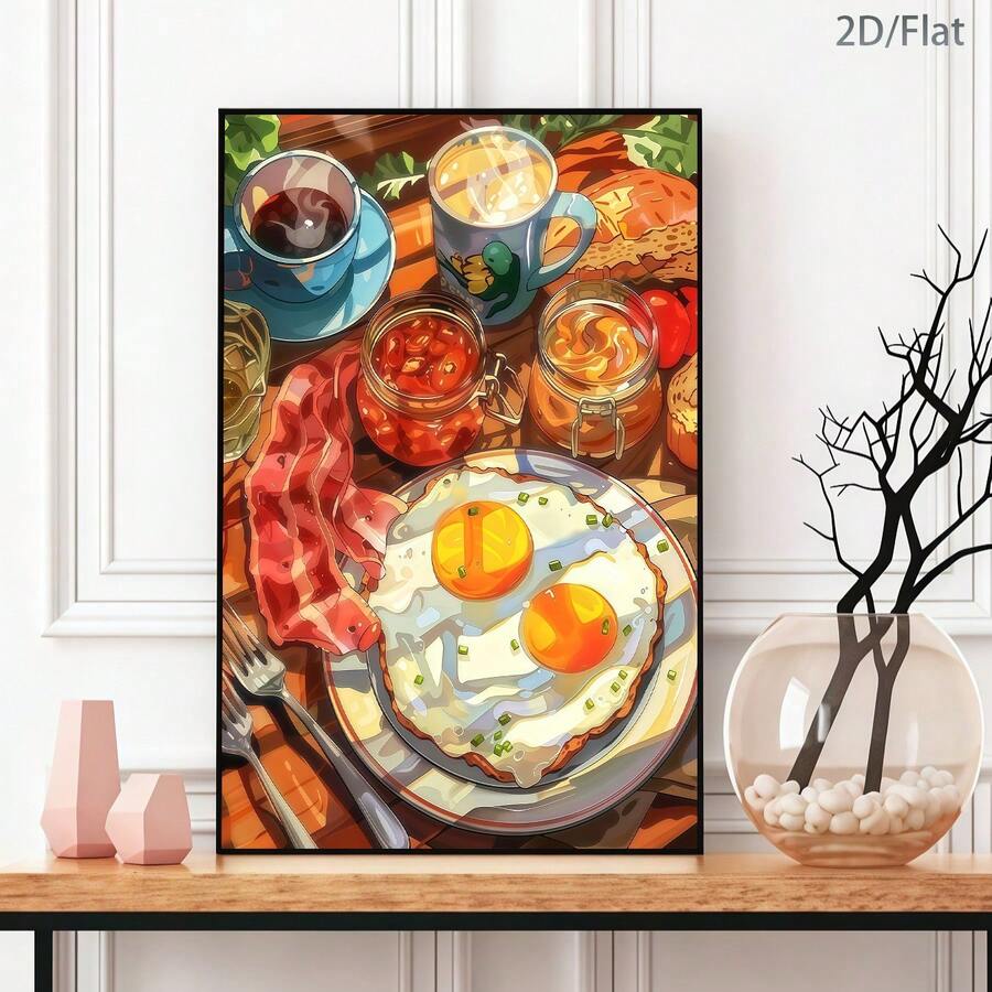 Bring festive elegance to your home with this Modern Thanksgiving Food Pattern Canvas Art Print. Featuring a contemporary design celebrating seasonal harvest themes, this unframed canvas painting is perfect for dining rooms and any space needing a stylish refresh.