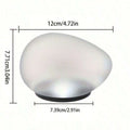 Pebble lights dimension graphic showing 12 cm length 7.71 cm height and 7.39 cm base