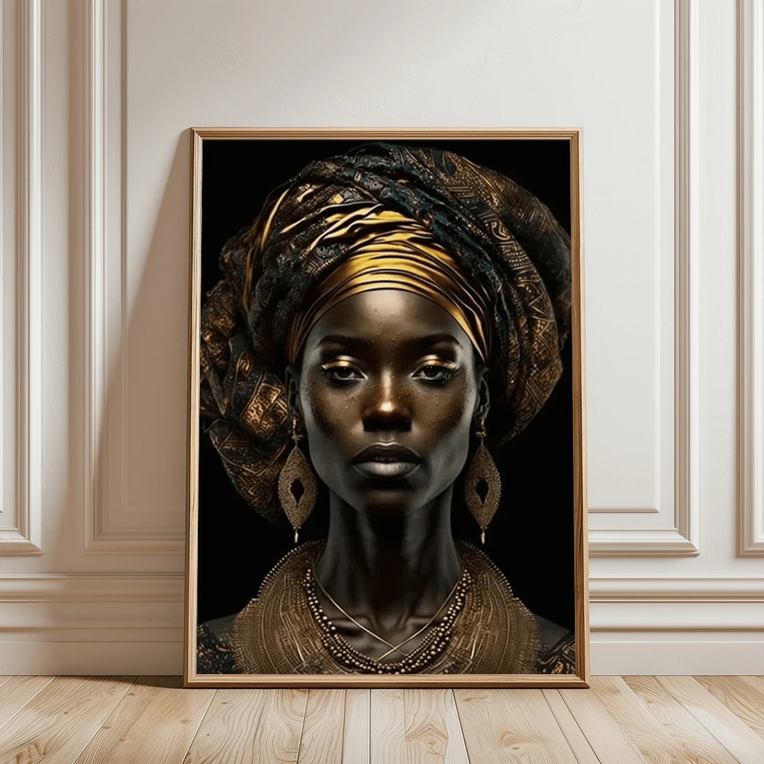 Elevate your space with this stunning abstract Africa woman canvas art. Featuring a modern graphic design with bold figure patterns, this piece brings contemporary sophistication to any room—from luxury homes to college dorms. Crafted on premium canvas, it's waterproof and removable, making it perfect for renters and those who love to refresh their décor. Available as an unframed painting or framed picture, choose the hanging style that suits your aesthetic. A versatile statement piece that transforms walls