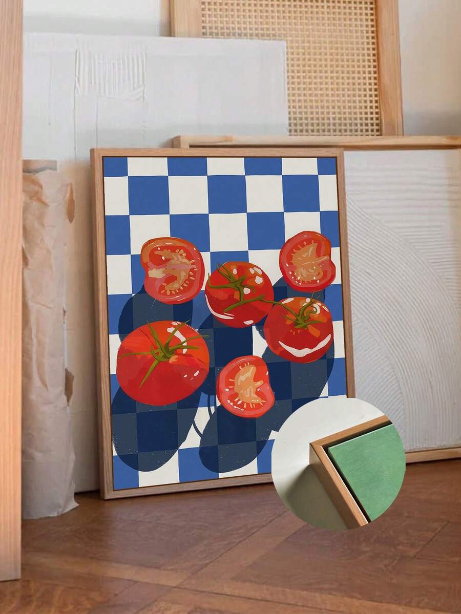 This Kitchen Is For Dancing Red Heart Quote Canvas Poster 
