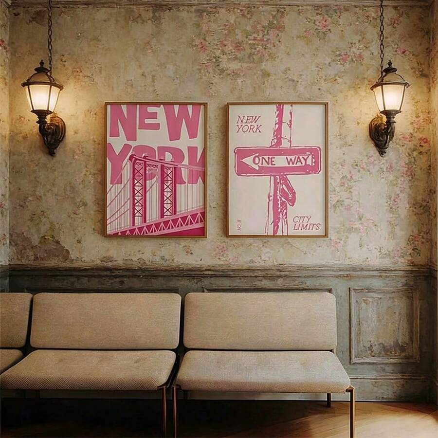 Transform your space with this striking vintage NYC wall art. Featuring bold retro New York graphics and lettering, this multicolor canvas print brings urban sophistication to any room. Available as an unframed painting or framed picture, it's perfect for home offices and modern interiors. The waterproof canvas ensures lasting vibrancy and durability. Whether you're a New York enthusiast or seeking statement decor, this hanging painting captures the timeless energy of the city that never sleeps.