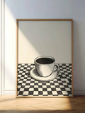 Breakfast wall decor for dining room kitchen nook or pantry with French bistro mood