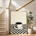 Breakfast wall decor for dining room kitchen nook or pantry with French bistro mood