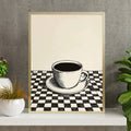 Breakfast wall decor for dining room kitchen nook or pantry with French bistro mood