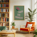 Decor inspiration view of sage green botanical wall art for modern interiors