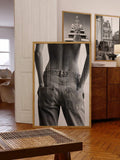 Black White Leopard Life Is Short Live Well Canvas Poster Set