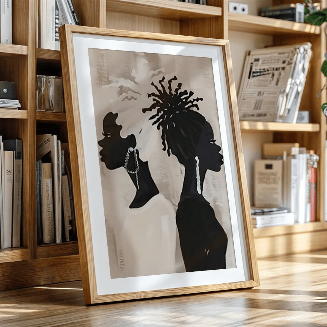 Contemporary Afro-American Canvas Wall Art brings bold geometric and retro-inspired designs to your home. This versatile piece features striking animal, figure, and graphic patterns in a modern aesthetic that complements any stylish space.
