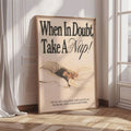 Naps solve all problems typography canvas print