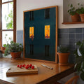 Moody apartment poster for living room kitchen reading nook hallway or gallery wall