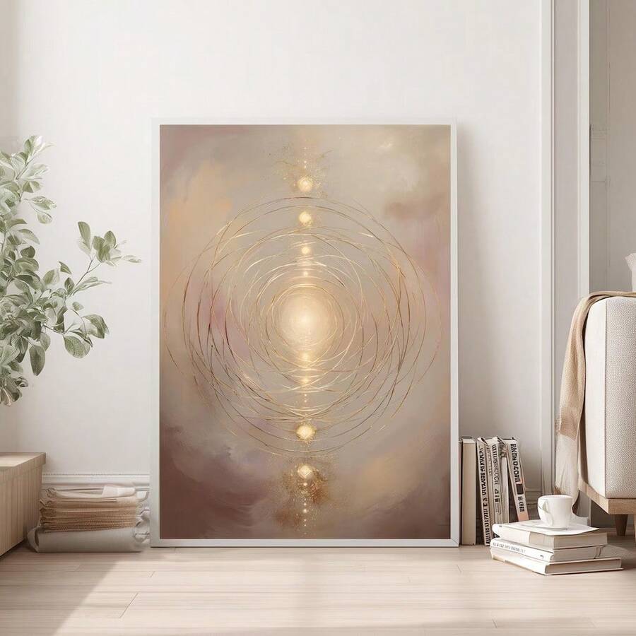 Transform your space into a sanctuary of healing energy with this stunning Golden Reiki Energy Healing Chakra Alignment Canvas Art. Featuring intricate geometric and graphic patterns in a modern aesthetic, this piece combines spiritual symbolism with contemporary design.
