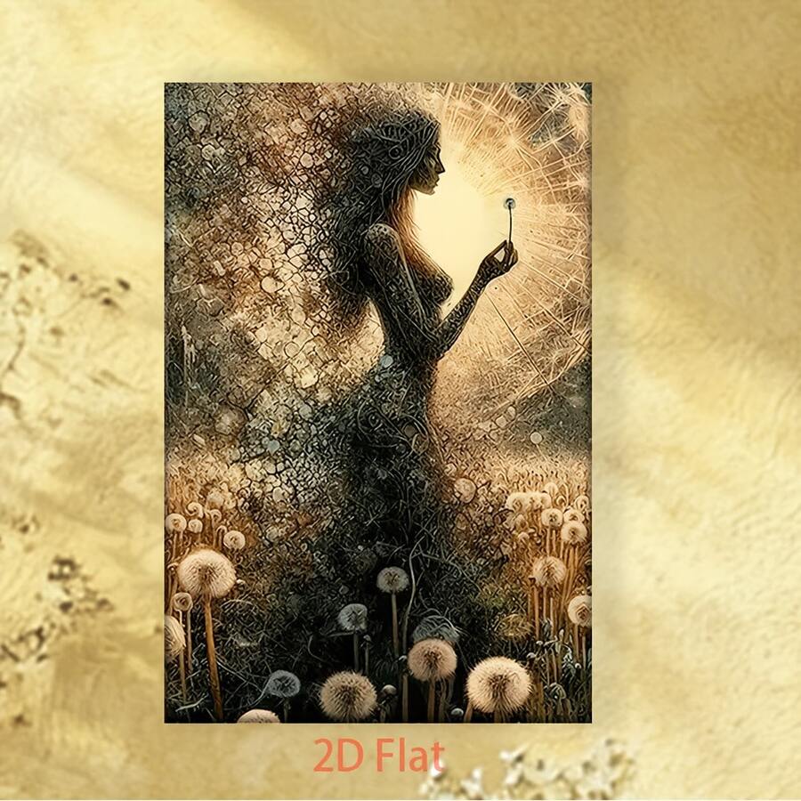 Transform your dining room with this stunning botanical canvas art featuring a surreal dandelion design. The vibrant, modern aesthetic brings nature's delicate beauty into your home with eye-catching detail and rich color. Crafted on premium canvas with waterproof protection, this unframed painting is perfect for contemporary interiors seeking a fresh, artistic focal point. Easy to display and built to last, it's an ideal choice for adding personality and elegance to any space.