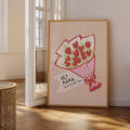 Floral canvas preview for nursery bedroom living room or mom office
