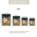 Size guide for three generation family starry night canvas poster