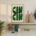 Vintage Wine & Cocktail Illustration Canvas Poster 