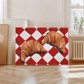 Breakfast wall decor for dining room kitchen nook or pantry with French bistro mood