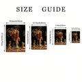 Rolled canvas packaging image for afrocentric poster wall decor