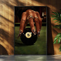 Canvas wall art size guide for single print and three piece set options