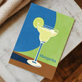 Mid-Century Modern Margarita Retro Tequila Cocktail Bar Cart Canvas Poster