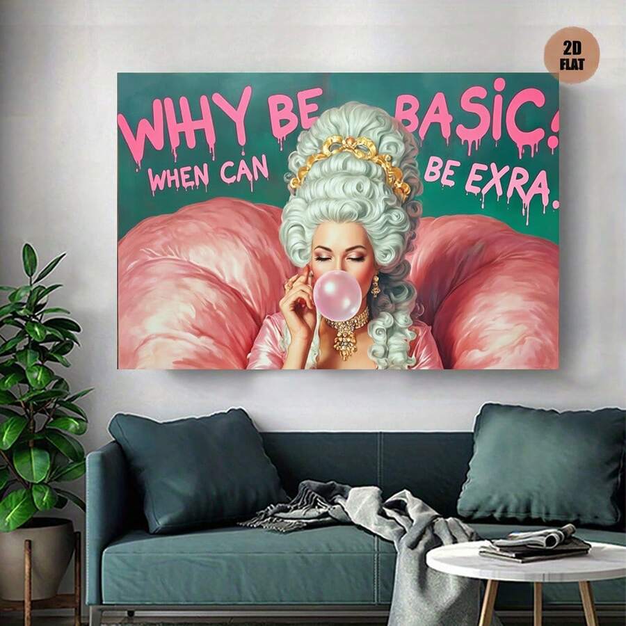 Bring bold color and creative energy into your space with this vibrant framed canvas art print. Featuring maximalist pop art design, it combines dopamine-boosting aesthetics with modern style sensibilities. Perfect for contemporary living rooms, bedrooms, or creative studios, this piece celebrates expressive visual storytelling through dynamic composition and eye-catching hues.
