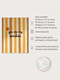 Feature graphic for unframed sunshine quote giclee print with UV resistant inks