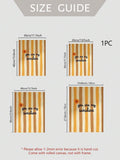 Size guide for unframed you are my sunshine canvas print with four dimensions