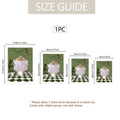 Canvas poster size guide showing four available bathroom wall art sizes