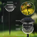 Star moon light pair for flower beds walkways and outdoor decorative lighting