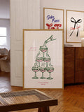 Italian aperitivo wall art for kitchen dining room or bar cart