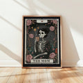 Witchy mom gift print in dark floral gothic style