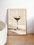 Bar poster preview for kitchen coffee bar dining room or apartment bar cart