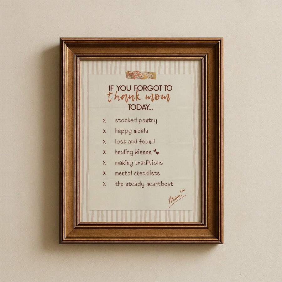 Mother’s Day wall art for a kitchen or dining room