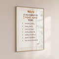 Rustic neutral print with family message