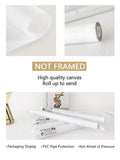Rolled unframed canvas packaging with PVC tube protection for American flag print