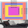 Aesthetic sunflower room decor tapestry with starry sky and warm amber glow