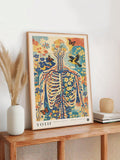 Law office canvas print in warm beige black and cream