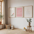 Scripture print set with joy of Lord and his mercies quotes in soft faith decor