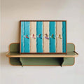 Playful ocean surfer print with matte finish