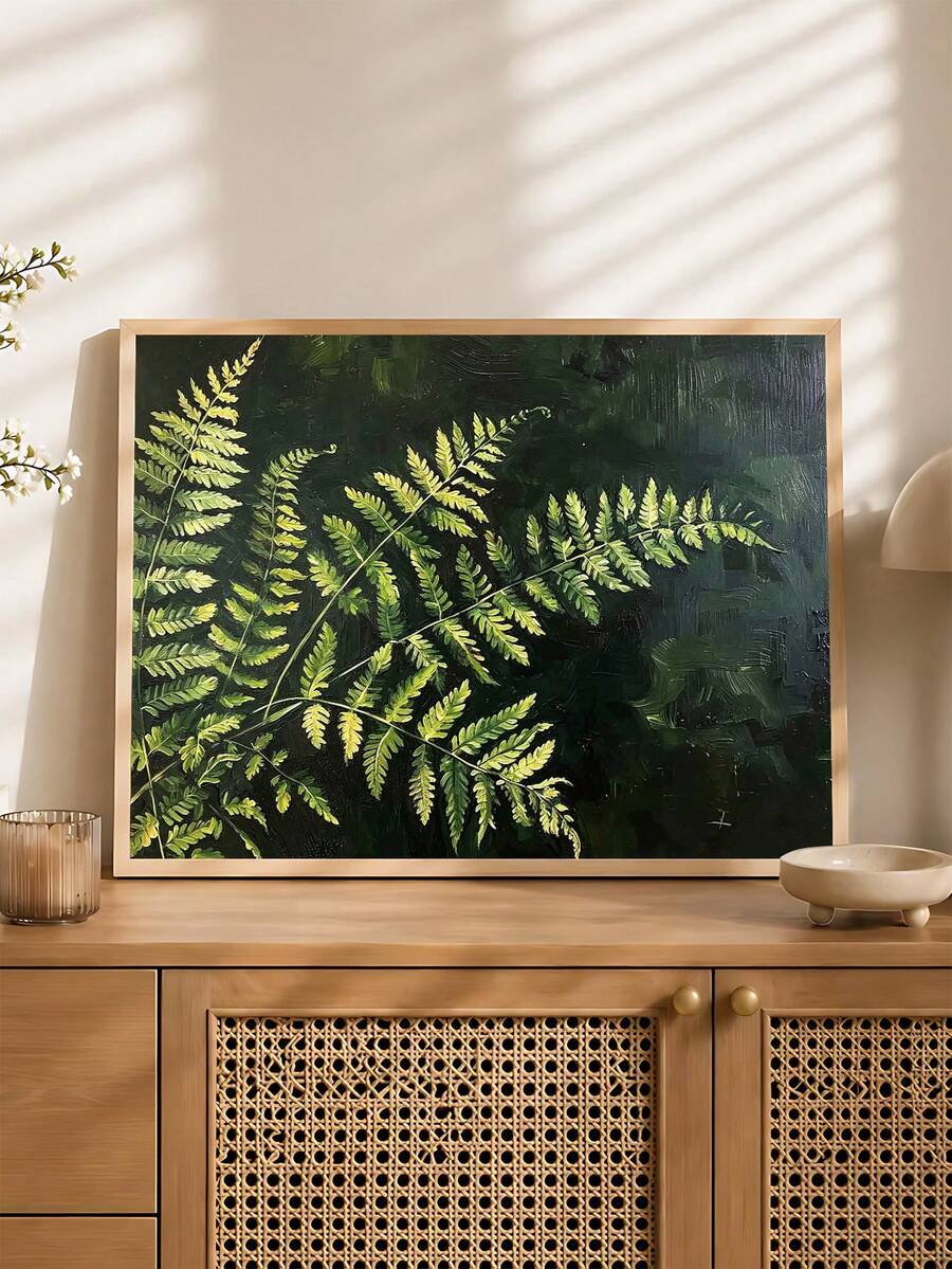 Retro botanical wall art for living room bedroom nursery or reading nook