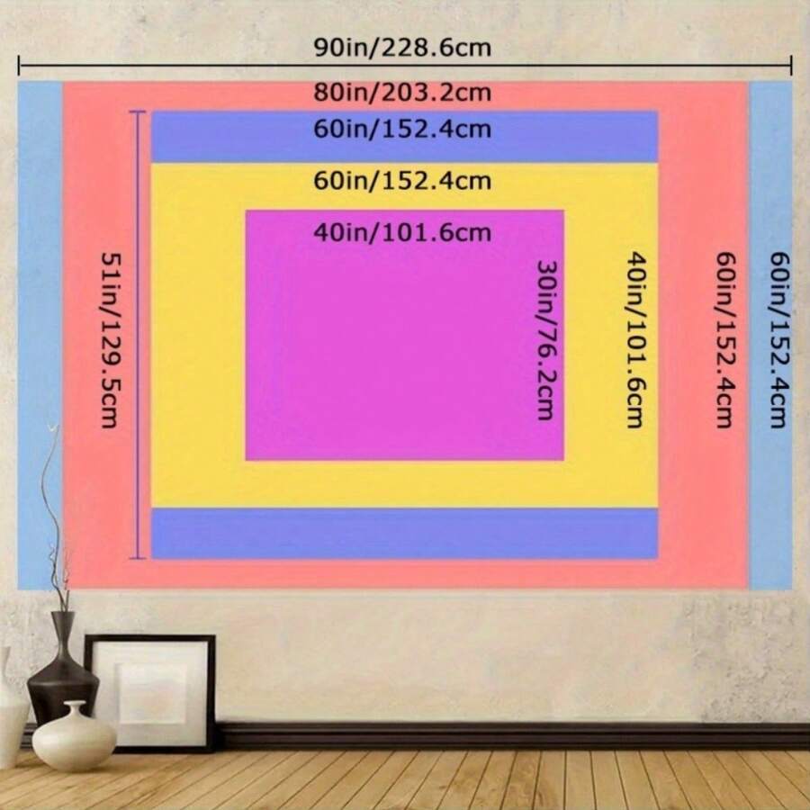 Kawaii anime pink wall tapestry with pastel girls bows lamb plush and flowers