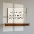 Minimalist Christian decor with handwritten typography and calm beige styling