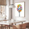 Vintage Lucky Charms Spoon Whimsical Cereal Kitchen Canvas Poster 