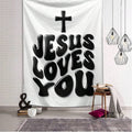 heart letter wall tapestry product image 21