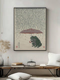 Mismatched frog umbrella print included in listing media